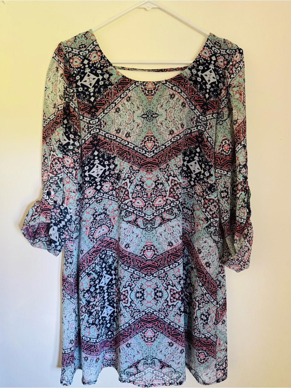 Speechless, Women’s Relaxed Fit Shift Tunic Dress, Size L